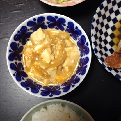 ネギが無かったので、彩りがちょっとなんですが(^^;  ご飯が進む味付けですね。ごちそうさまでした。